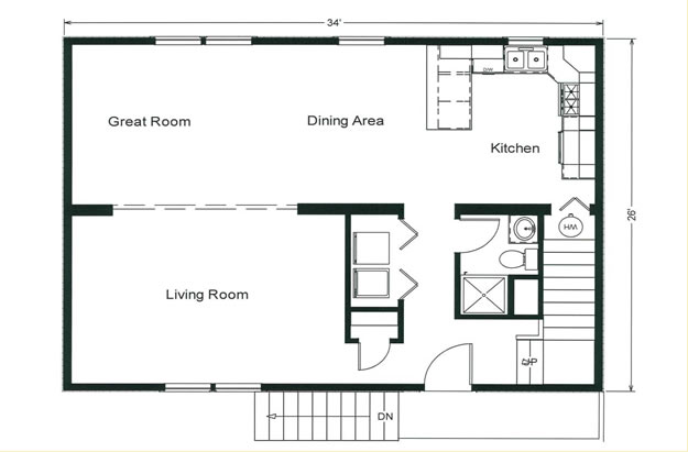 Expansive open 1st floor plan provides plenty of room for family gatherings